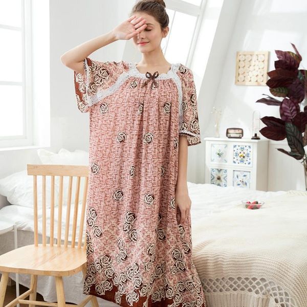Womens Polyester Flare Sleeve Sleepwears Nightdress Summer Short Sleeve Cotton Oversized Long Dress Home Loose Lace Print, Black;red
Womens Polyester Flare Sleeve Sleepwears Nightdress Summer Short Sleeve Cotton Oversized Long Dress Home Loose Lace Print, Black;red