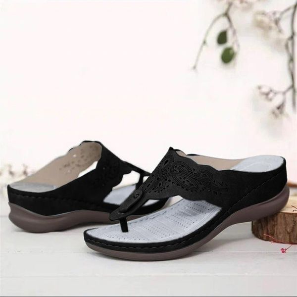 slippers womens summer sports flip-flops ladies vintage wedge flip flopd hollow out slip up shoes men flat slides beach, Black
slippers womens summer sports flip-flops ladies vintage wedge flip flopd hollow out slip up shoes men flat slides beach, Black