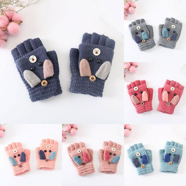 five fingers gloves kids 1 pairs lovely animal warm mittens soft thicken imitation cashmere half-finger cartoon knitted, Blue;gray
five fingers gloves kids 1 pairs lovely animal warm mittens soft thicken imitation cashmere half-finger cartoon knitted, Blue;gray