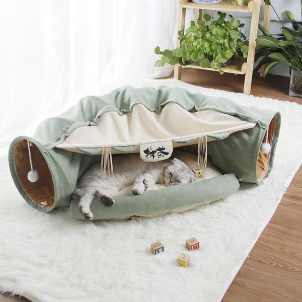 cat toys collapsible removable tunnel tube pet interactive play sound paper ring bell for ferrets puppy with bed set
cat toys collapsible removable tunnel tube pet interactive play sound paper ring bell for ferrets puppy with bed set