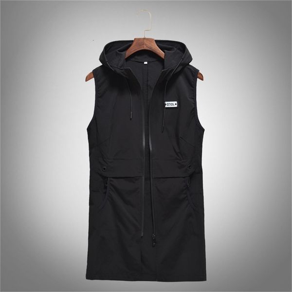 men's vests trendy men's summer autumn thin casual slim sleeveless hooded zipper fashion black long section waistcoat d259 a759, Black;white
men's vests trendy men's summer autumn thin casual slim sleeveless hooded zipper fashion black long section waistcoat d259 a759, Black;white