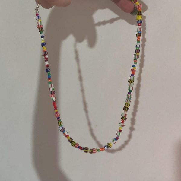 chokers multicolor seed beads choker necklace for women girls bohemia trendy multi sizes short jewelry beach, Golden;silver
chokers multicolor seed beads choker necklace for women girls bohemia trendy multi sizes short jewelry beach, Golden;silver