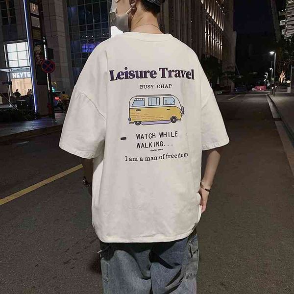 donghu 2021ins couple fashion casual loose large short sleeve fun printed men's t-shirt, White;black
donghu 2021ins couple fashion casual loose large short sleeve fun printed men's t-shirt, White;black
