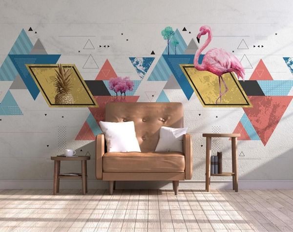 wallpapers xue su wall covering custom wallpaper mural modern simple personality geometric flamingo tv background
wallpapers xue su wall covering custom wallpaper mural modern simple personality geometric flamingo tv background