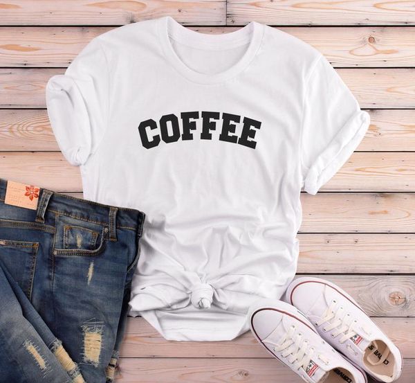 women's t-shirt coffee short sleeve 100% cotton funny letter print graphic o neck tshirt drop, White
women's t-shirt coffee short sleeve 100% cotton funny letter print graphic o neck tshirt drop, White