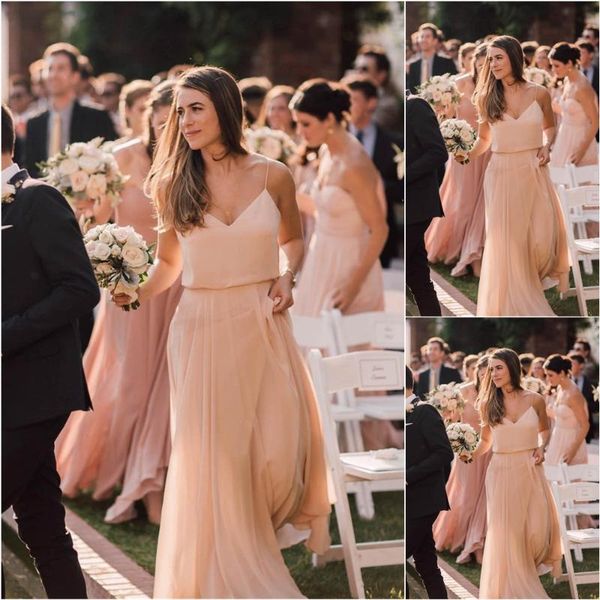 bridesmaid dress chiffon ball gown a line formal dresses prom party backless v-neck spaghetti custom evening, White;pink
bridesmaid dress chiffon ball gown a line formal dresses prom party backless v-neck spaghetti custom evening, White;pink