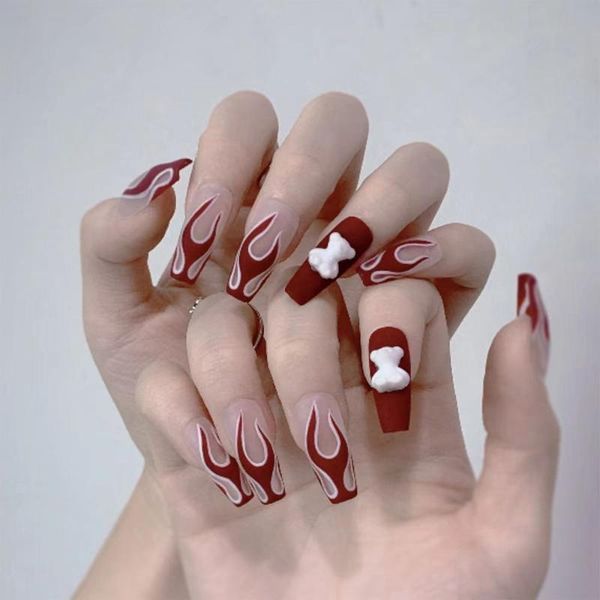 false nails 24 pcs/box fake detachable rhinestone ballerina wearable coffin manicure full cover nail tips press on, Red;gold
false nails 24 pcs/box fake detachable rhinestone ballerina wearable coffin manicure full cover nail tips press on, Red;gold