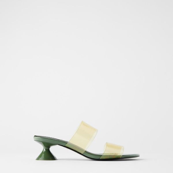 zar dtm new trf shoes green plastic belt heeled muller shoes mid-heel sandals 13824510030 c0410, Black
zar dtm new trf shoes green plastic belt heeled muller shoes mid-heel sandals 13824510030 c0410, Black