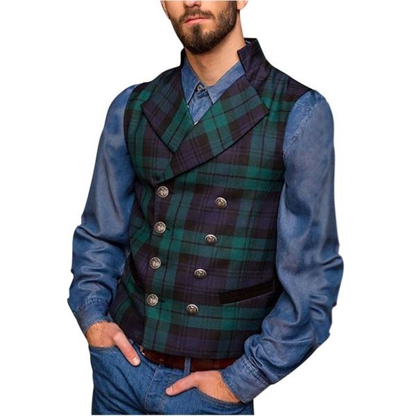 men's vests chic mens vest suit plaid check business casual slim formal waistcoat double breasted british styles j3310 6th3, Black;white
men's vests chic mens vest suit plaid check business casual slim formal waistcoat double breasted british styles j3310 6th3, Black;white