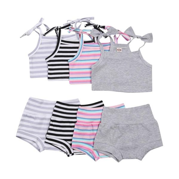 clothing sets born baby girls summer clothes set solid color vest camisole shoulder with bow + elastic waist shorts, White
clothing sets born baby girls summer clothes set solid color vest camisole shoulder with bow + elastic waist shorts, White