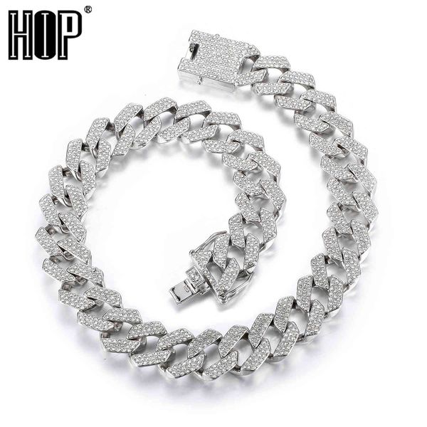 20mm cuban link chains alloy choker gold color plated necklace iced out 3 row rhinestones for men/women hip hop rock jewelry x0509, Black
20mm cuban link chains alloy choker gold color plated necklace iced out 3 row rhinestones for men/women hip hop rock jewelry x0509, Black