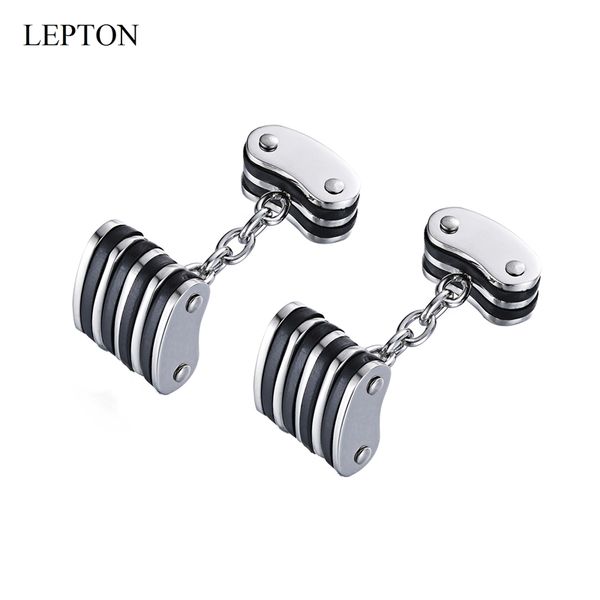 est chain stainless steel cufflinks lepton black & silver color cufflink for mens wedding groom business cuff links gifts
est chain stainless steel cufflinks lepton black & silver color cufflink for mens wedding groom business cuff links gifts