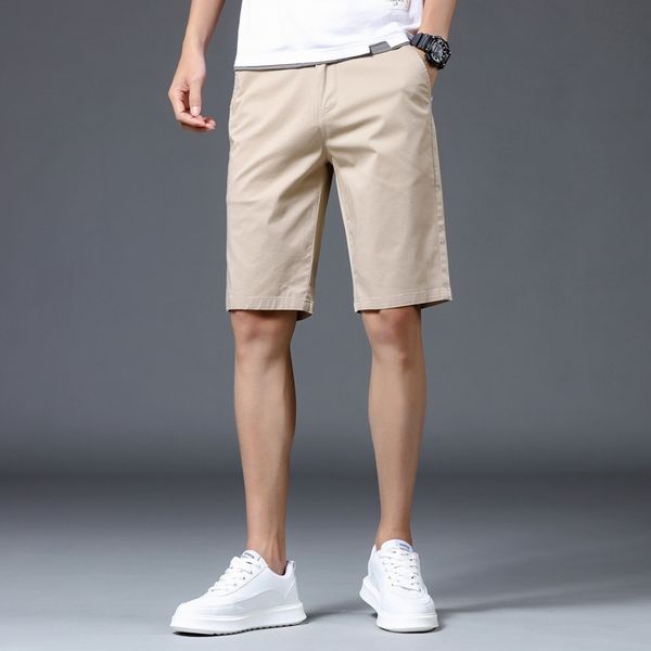 men's summer thin shorts outer wear cotton medium casual men's fashion brand quarter pants, Black
men's summer thin shorts outer wear cotton medium casual men's fashion brand quarter pants, Black