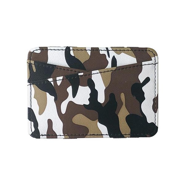 card holders army camouflage mini men's leather wallet with coin pocket slim purse money clip bag bank cash holder, Brown;gray
card holders army camouflage mini men's leather wallet with coin pocket slim purse money clip bag bank cash holder, Brown;gray