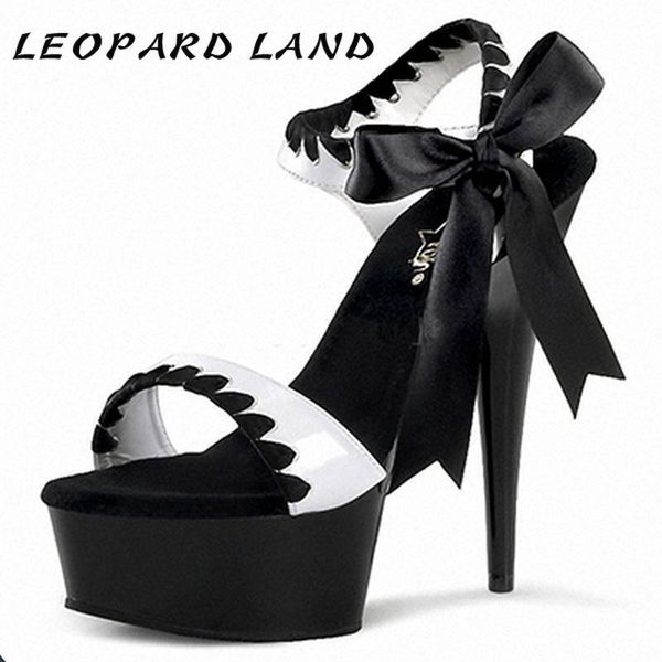 15cm heelsround head bow tie sandals night club waterproof platform show lacquered leather women's shoes lyp, Black
15cm heelsround head bow tie sandals night club waterproof platform show lacquered leather women's shoes lyp, Black