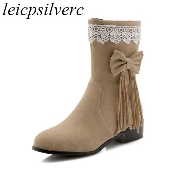 women boots autumn winter med heel warm flock butterfly-knot zip mid-calf motorcycle shoe 2021 fashion black red brown beige
women boots autumn winter med heel warm flock butterfly-knot zip mid-calf motorcycle shoe 2021 fashion black red brown beige