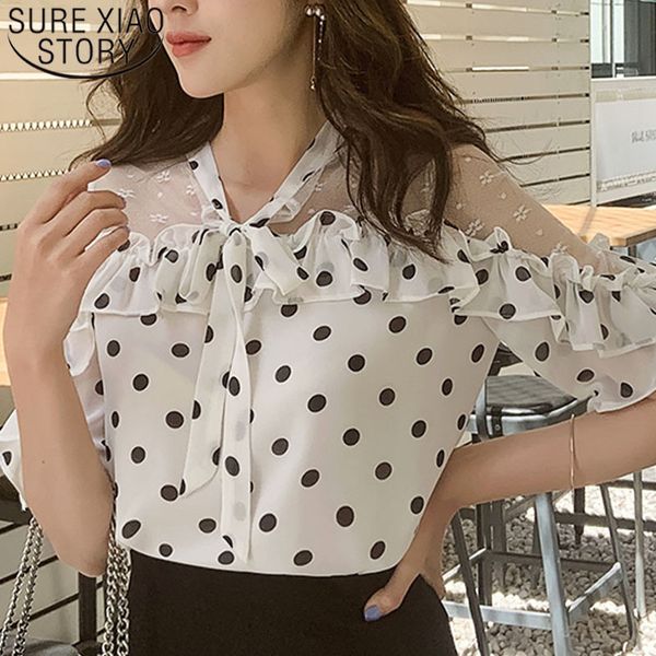 womens and blouses ladies shirts white shirt chiffon blouse for women dot bow short 4783 50 210415
womens and blouses ladies shirts white shirt chiffon blouse for women dot bow short 4783 50 210415