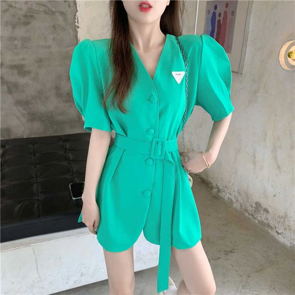 summer fashion women v collar dresses single-breasted sheath women elegant short puff sleeve 210531, Black;gray
summer fashion women v collar dresses single-breasted sheath women elegant short puff sleeve 210531, Black;gray