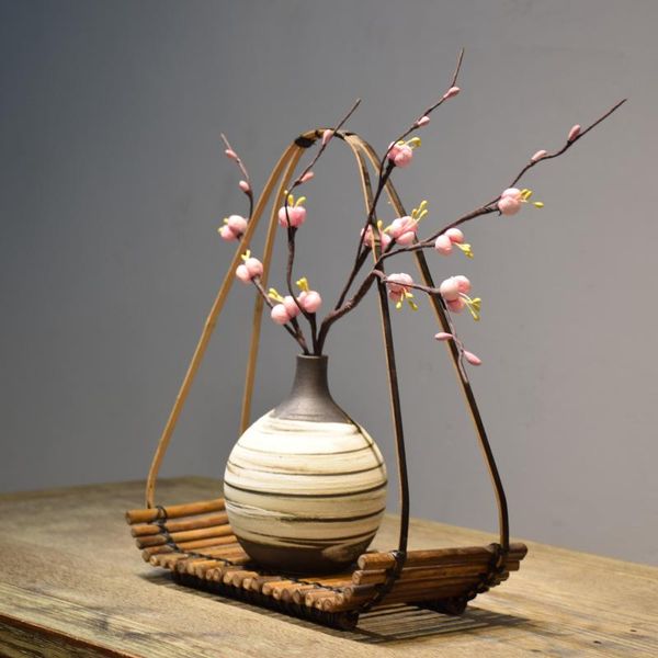 vases chinese style ceramic restoring ancient ways flower arranging bamboo weaving the vase zen simulation home decoration
vases chinese style ceramic restoring ancient ways flower arranging bamboo weaving the vase zen simulation home decoration