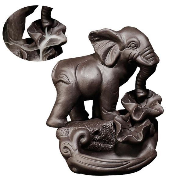 fragrance lamps 1pc backflow incense burner thailand elephant god statue aroma therapy holder home decor
fragrance lamps 1pc backflow incense burner thailand elephant god statue aroma therapy holder home decor
