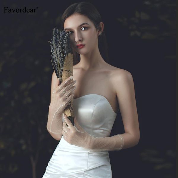 bridal gloves sapphire women's transparent ivory opera length wedding finger gold silk thread long formal, White
bridal gloves sapphire women's transparent ivory opera length wedding finger gold silk thread long formal, White