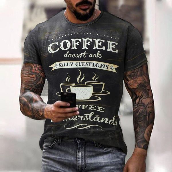 men's t-shirts t shirt men summer casual short sleeve tshirt clothing streetwear coffee print graphic tee shirts tshirts, White;black
men's t-shirts t shirt men summer casual short sleeve tshirt clothing streetwear coffee print graphic tee shirts tshirts, White;black
