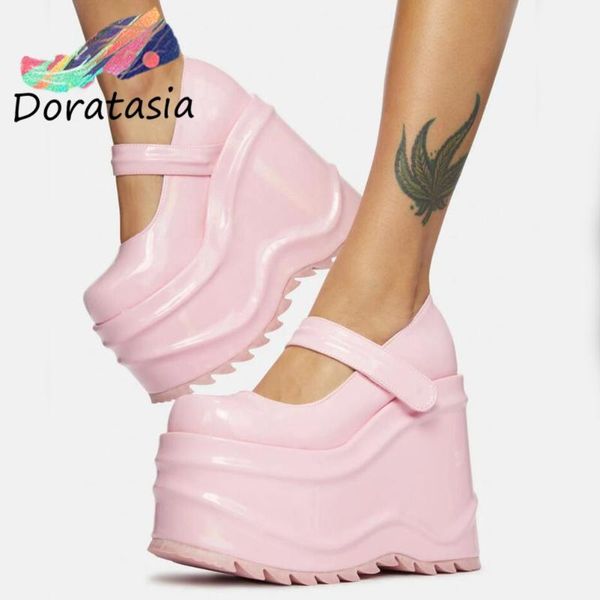 dress shoes big size 43 lolita cosplay goth punk platform women's pumps hook loop wave wedges women casual leisure trendy, Black
dress shoes big size 43 lolita cosplay goth punk platform women's pumps hook loop wave wedges women casual leisure trendy, Black