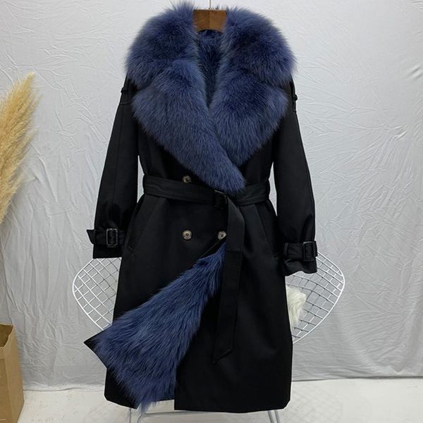 women's fur & faux furtjy women real parka with oversized collar liner detachable natural coat medium long female parkas, Black
women's fur & faux furtjy women real parka with oversized collar liner detachable natural coat medium long female parkas, Black