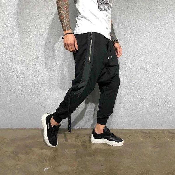 men's pants harem trousers men fashion sports casual sweat joggers pantalones mens des v95q, Black
men's pants harem trousers men fashion sports casual sweat joggers pantalones mens des v95q, Black