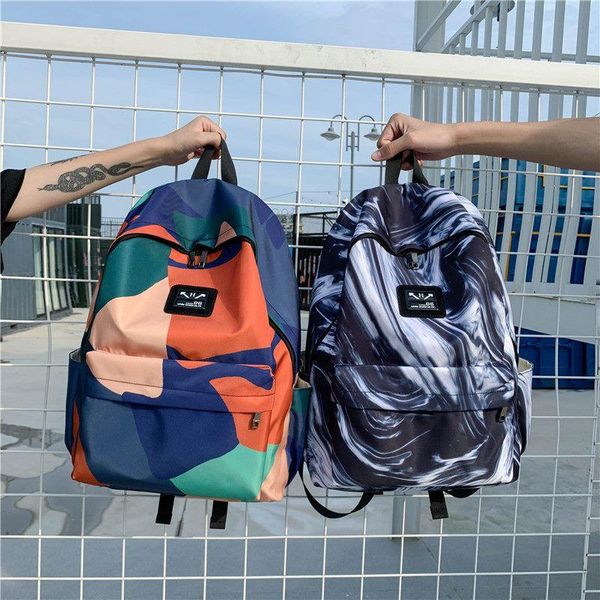 school bags 2021 junior high student schoolbag simple and versatile large-capacity leisure travel backpack fashion
school bags 2021 junior high student schoolbag simple and versatile large-capacity leisure travel backpack fashion
