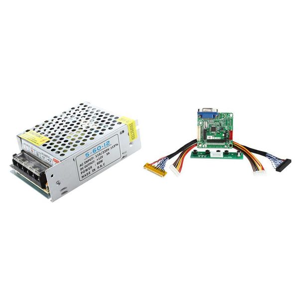 tools 1 pcs 12v 5a switching power supply & set mt561-b universal lvds lcd monitor screen driver controller board
tools 1 pcs 12v 5a switching power supply & set mt561-b universal lvds lcd monitor screen driver controller board