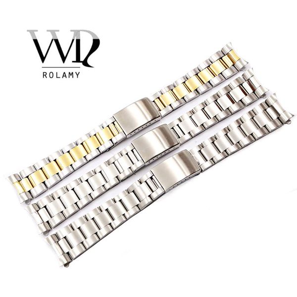 watch bands rolamy 19 20mm grade silver brushed 316l solid stainless steel oyster band belt strap bracelets for, Black;brown
watch bands rolamy 19 20mm grade silver brushed 316l solid stainless steel oyster band belt strap bracelets for, Black;brown