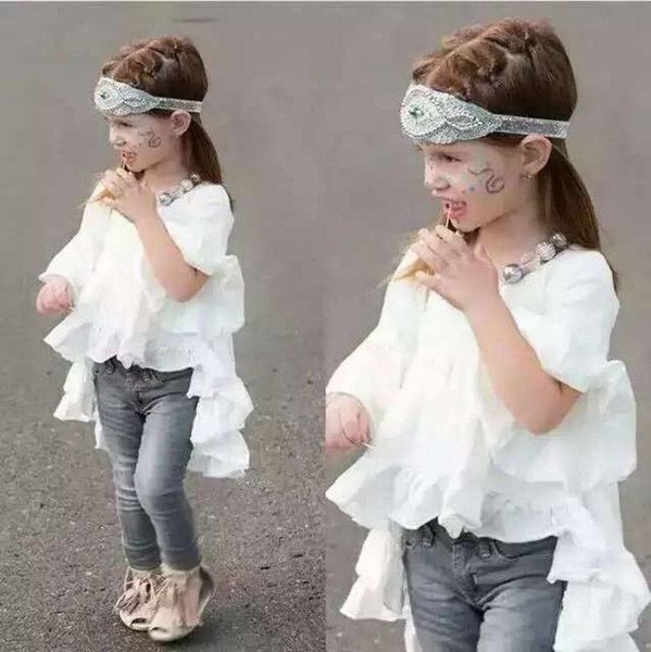 shirts girls elegant princess white clothing blouse kids children baby pretty ruffled cotton outfits clothes, White;black
shirts girls elegant princess white clothing blouse kids children baby pretty ruffled cotton outfits clothes, White;black