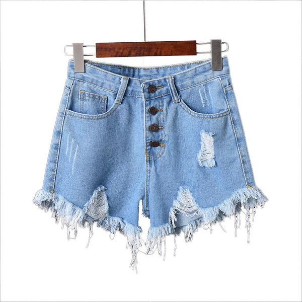 denim shorts blue vintage wide leg high waist female loose women's summer jeans button, White;black
denim shorts blue vintage wide leg high waist female loose women's summer jeans button, White;black