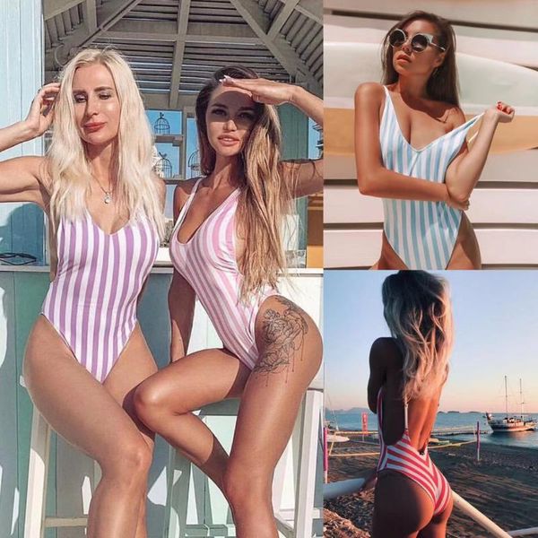 one piece swimsuit women v-neck swimwear female striped print bodysuit monokini backless bathing suit summer beachwear one-piece suits
one piece swimsuit women v-neck swimwear female striped print bodysuit monokini backless bathing suit summer beachwear one-piece suits