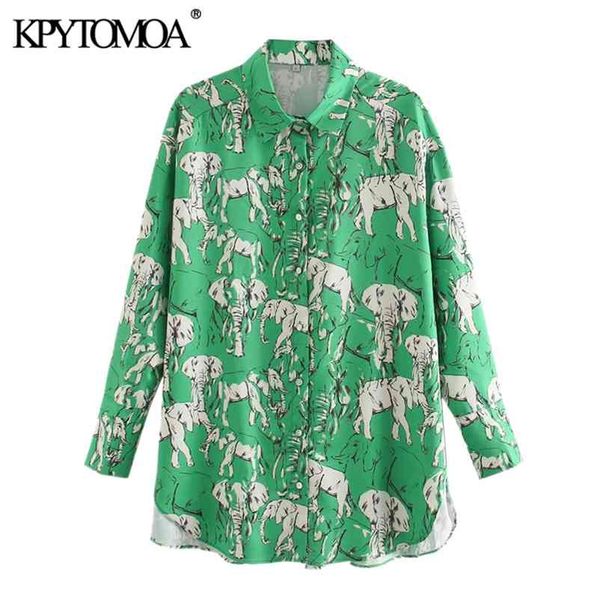 women fashion animal print loose blouses vintage lapel collar long sleeve female shirts blusas chic 210420, White
women fashion animal print loose blouses vintage lapel collar long sleeve female shirts blusas chic 210420, White