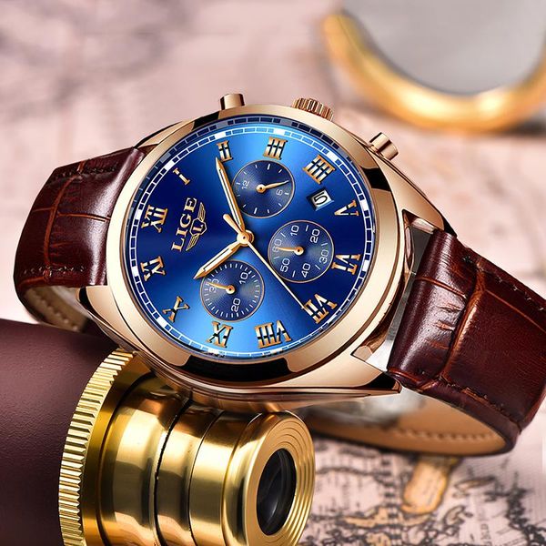 wristwatches lige fashion watch men sport waterproof date analogue quartz mens watches business wristwatch relogio masculin, Slivery;brown
wristwatches lige fashion watch men sport waterproof date analogue quartz mens watches business wristwatch relogio masculin, Slivery;brown