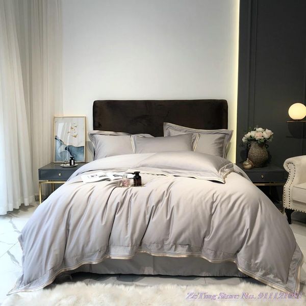 bedding sets 1.8m bed quality set 4pcs simple light luxury 60tc long-staple cotton quilt cover satin pure color sheet gray
bedding sets 1.8m bed quality set 4pcs simple light luxury 60tc long-staple cotton quilt cover satin pure color sheet gray