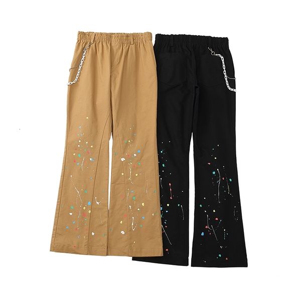 high street flare pants men and women straight retro wide leg casual trousers oversize baggy track pants, Black
high street flare pants men and women straight retro wide leg casual trousers oversize baggy track pants, Black