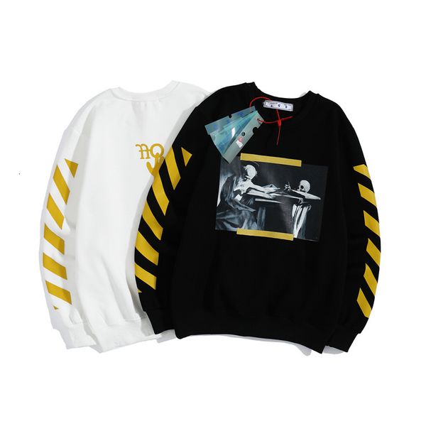 new autumn and winter 2021 off caravaggio oil painting series round neck pullover plush sweater batch, Black
new autumn and winter 2021 off caravaggio oil painting series round neck pullover plush sweater batch, Black