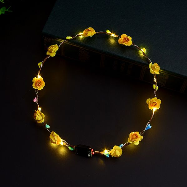 22 styles flashing led hairbands strings glow flower crown headbands light party rave floral hair garland luminous hairs wreath, Slivery;white
22 styles flashing led hairbands strings glow flower crown headbands light party rave floral hair garland luminous hairs wreath, Slivery;white