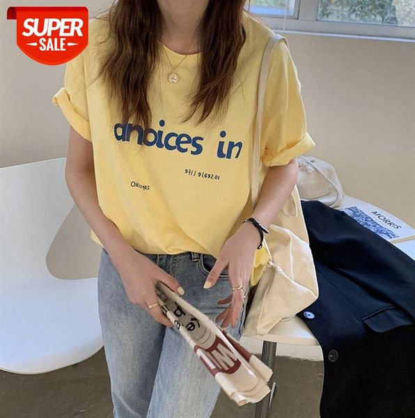huang zheng letter printed round neck short-sleeved t-shirt female korean version of the loose and simple lazy style t88502 #116n, Black;gray
huang zheng letter printed round neck short-sleeved t-shirt female korean version of the loose and simple lazy style t88502 #116n, Black;gray