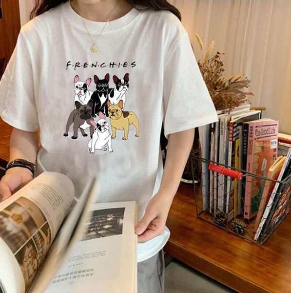 women's t-shirt funny frenchies dachshund pug print t shirt women casual harajuku fashion summer tee femme camiseta mujer, White
women's t-shirt funny frenchies dachshund pug print t shirt women casual harajuku fashion summer tee femme camiseta mujer, White