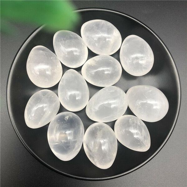 decorative objects & figurines 1pc natural white quartz crystal egg shaped mineral rock chakra healing gemstone stones and minerals
decorative objects & figurines 1pc natural white quartz crystal egg shaped mineral rock chakra healing gemstone stones and minerals