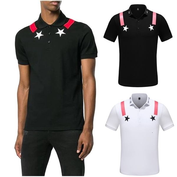 mens casual designer polo shirts summer short sleeved turn down collar short sleeved polo shirts, White;black
mens casual designer polo shirts summer short sleeved turn down collar short sleeved polo shirts, White;black