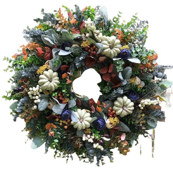 party decoration handmade hydrangea white pumpkins ranunculus wreath for front door hanging ornament thanksgiving fall home decorations drop
party decoration handmade hydrangea white pumpkins ranunculus wreath for front door hanging ornament thanksgiving fall home decorations drop