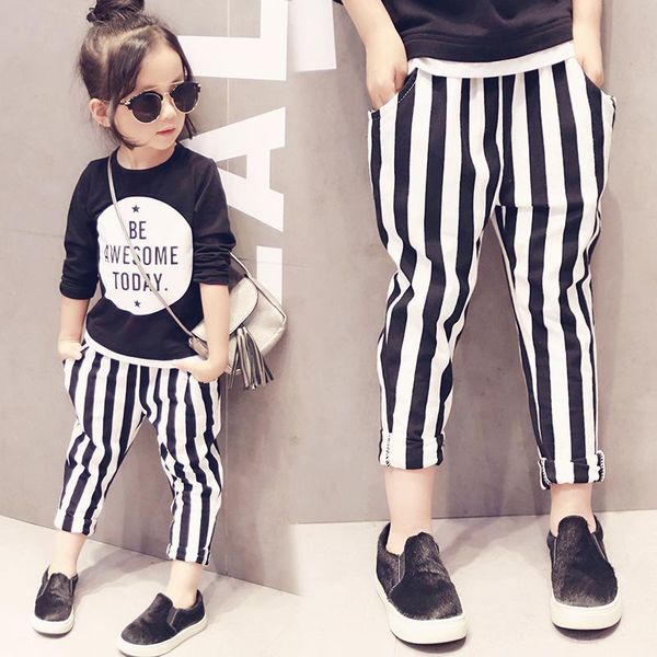 trousers 2021 spring girl classic striped harem pants casual children's feet 9 points leggings, Blue
trousers 2021 spring girl classic striped harem pants casual children's feet 9 points leggings, Blue