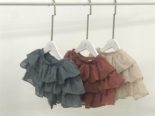 skirts 2021 summer baby girls divided skirt cotton linen layered bud culottes children kids solid thin material 3 colors, Blue
skirts 2021 summer baby girls divided skirt cotton linen layered bud culottes children kids solid thin material 3 colors, Blue
