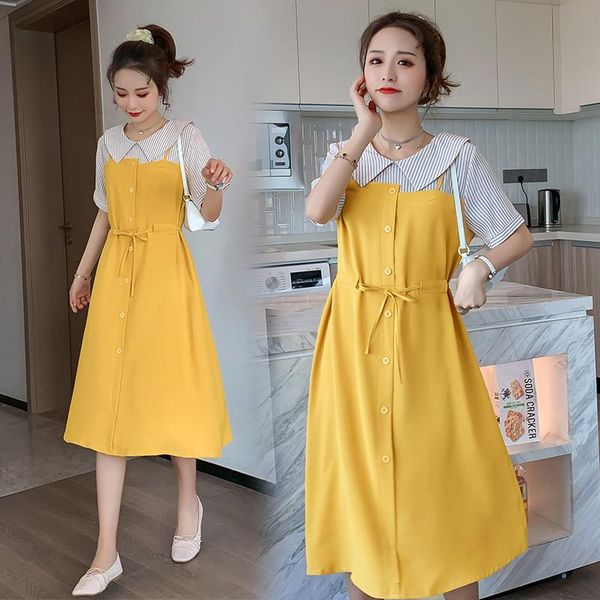 64706# nursing maternity clothing loose one piece layer look dress pregnant women pregnancy dresses, White
64706# nursing maternity clothing loose one piece layer look dress pregnant women pregnancy dresses, White