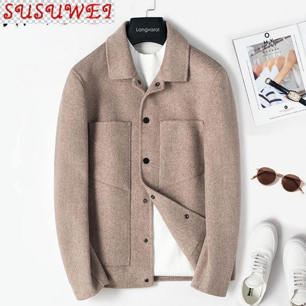 men's jackets spring wool coat short black jacket man korean fashion woolen overcoat chaquetas hombre 2a3829 kj4303 9a97, Black;brown
men's jackets spring wool coat short black jacket man korean fashion woolen overcoat chaquetas hombre 2a3829 kj4303 9a97, Black;brown